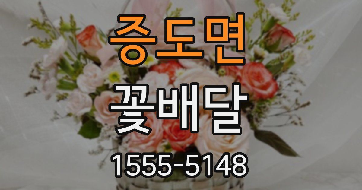 증도면 꽃배달