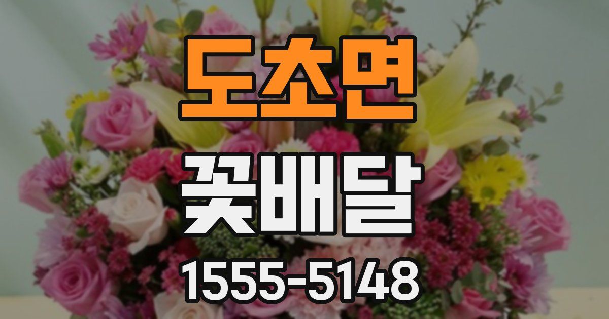 도초면 꽃배달
