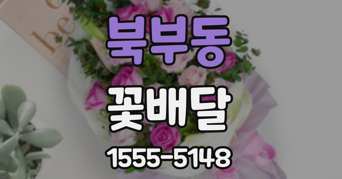 북부동 꽃배달