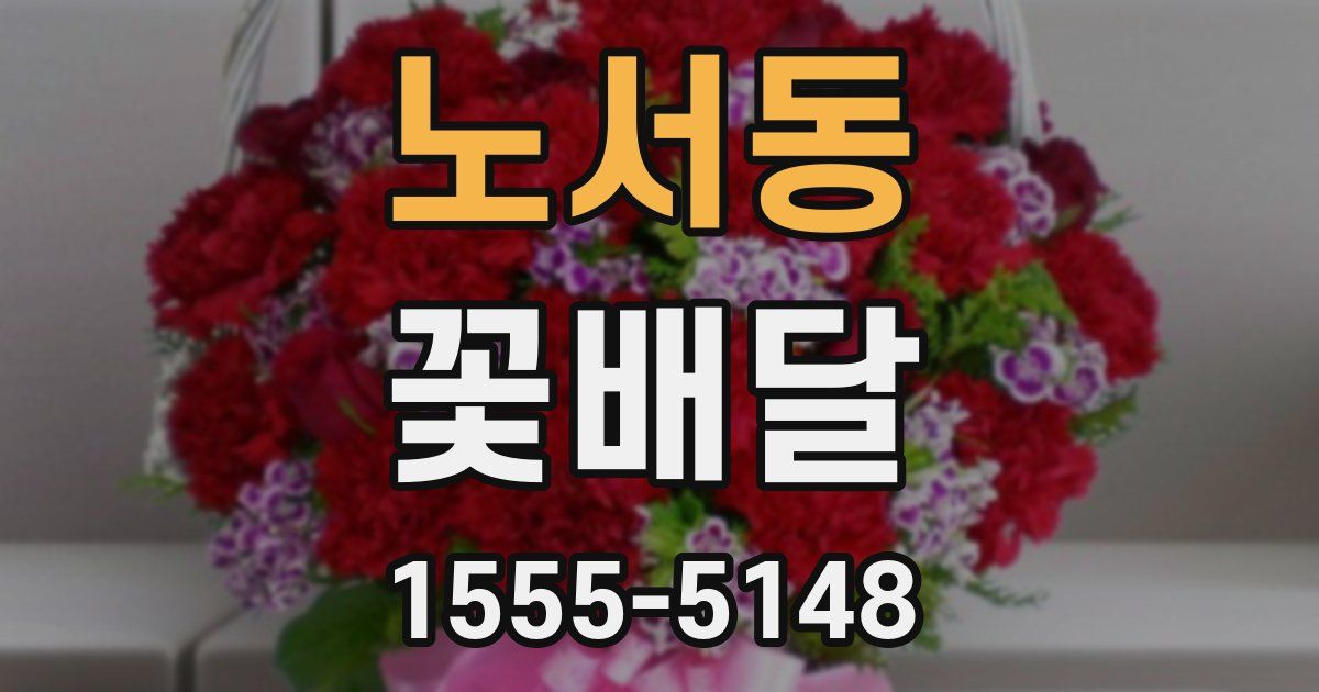 노서동 꽃배달