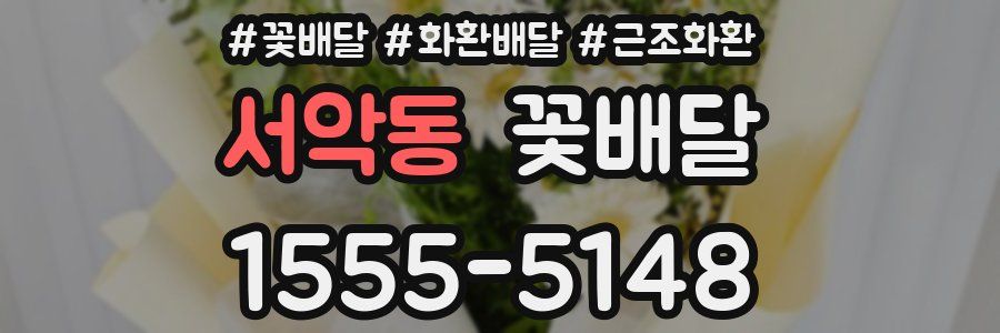 서악동 꽃배달