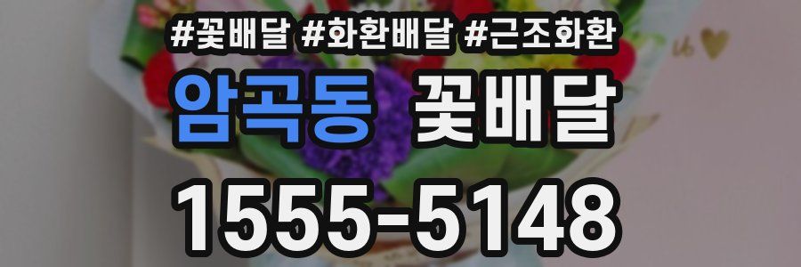 암곡동 꽃배달