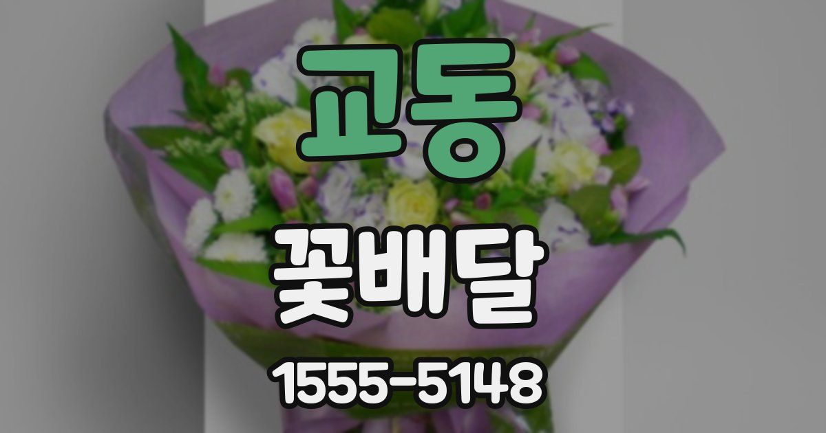 교동 꽃배달