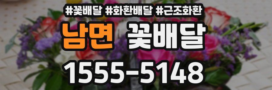 남면 꽃배달