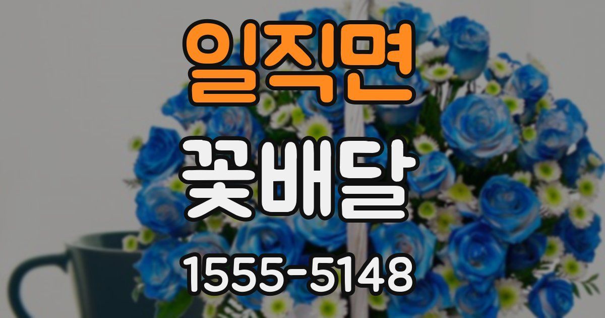 일직면 꽃배달