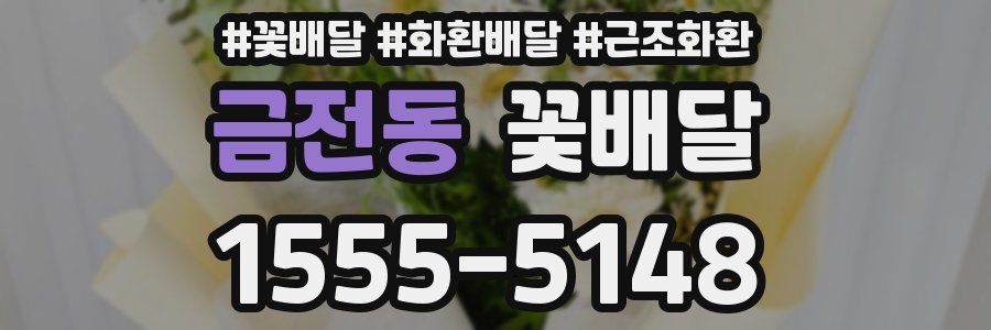 금전동 꽃배달