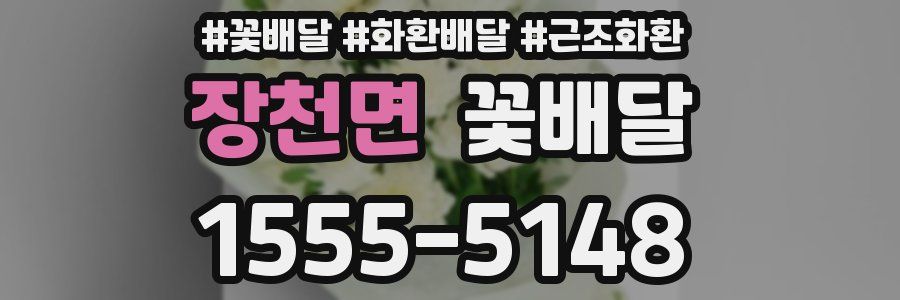 장천면 꽃배달