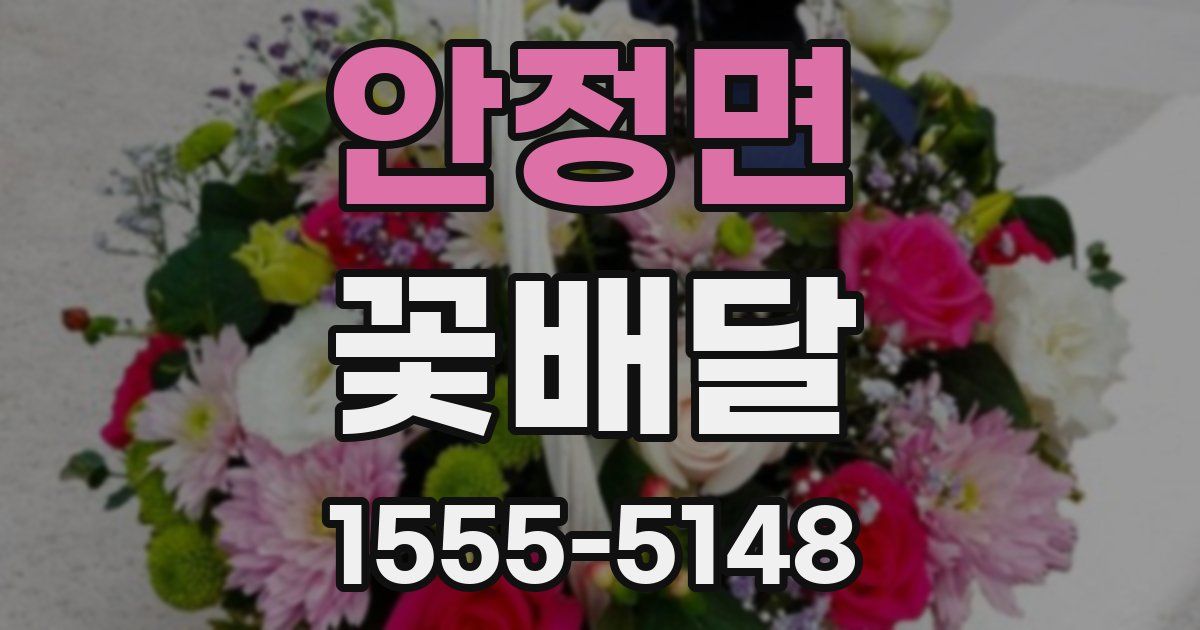 안정면 꽃배달