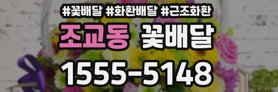 조교동 꽃배달