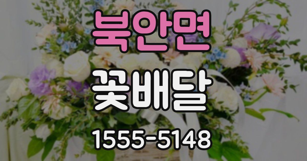 북안면 꽃배달