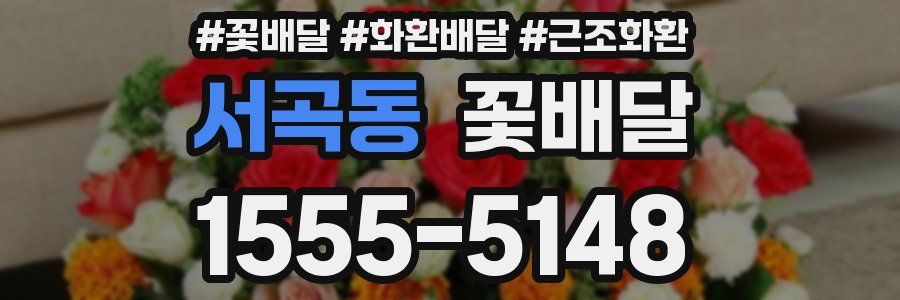 서곡동 꽃배달