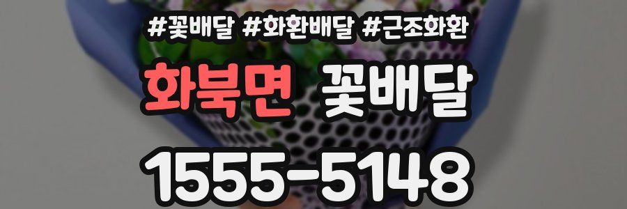 화북면 꽃배달
