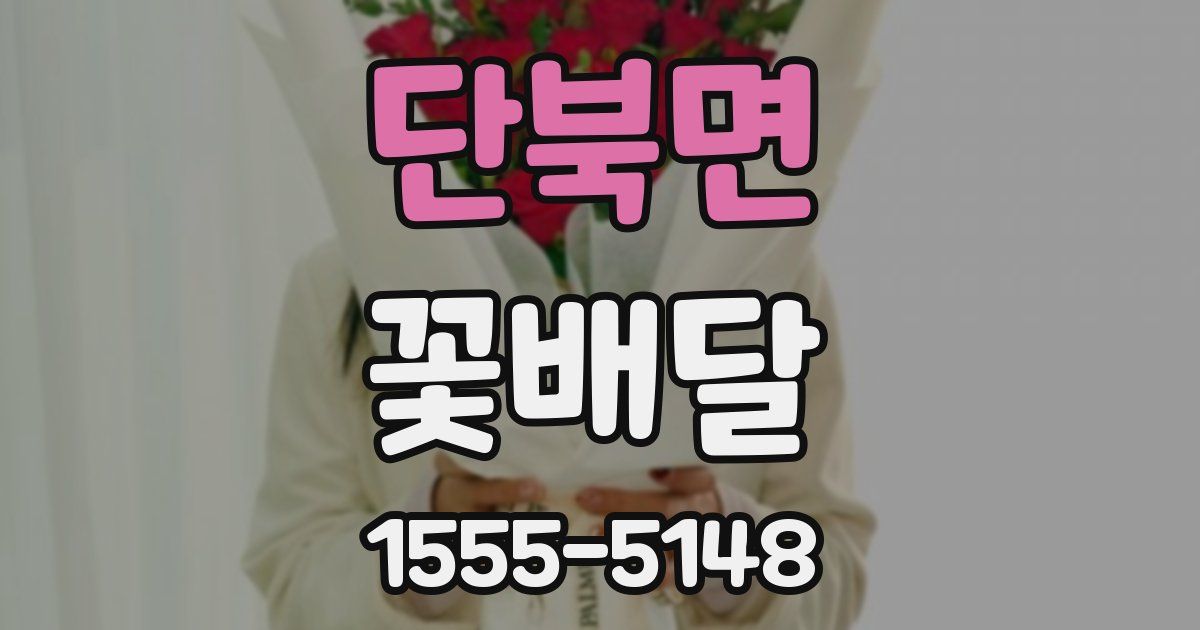 단북면 꽃배달