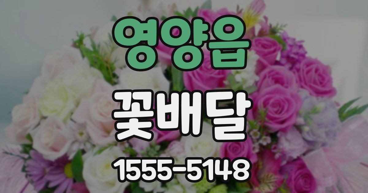 영양읍 꽃배달