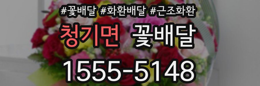 청기면 꽃배달