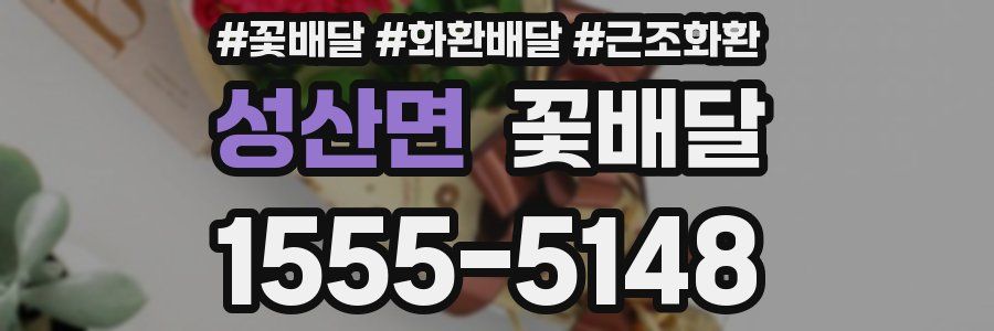 성산면 꽃배달