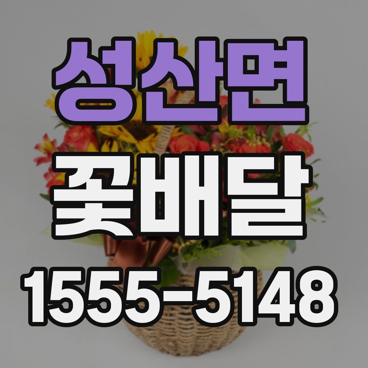 성산면 꽃배달