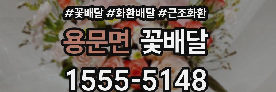 용문면 꽃배달