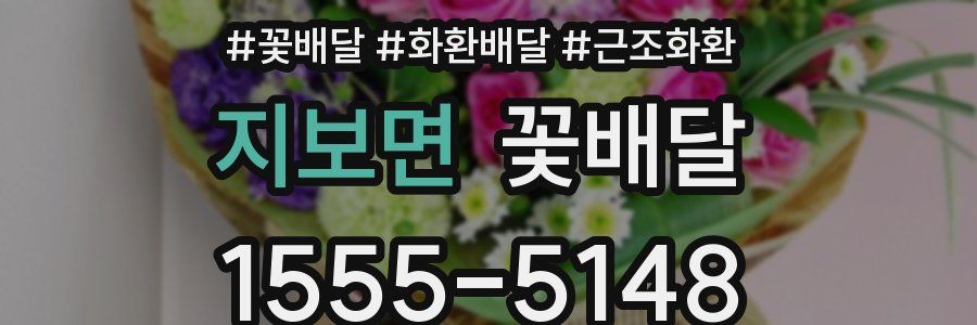 지보면 꽃배달