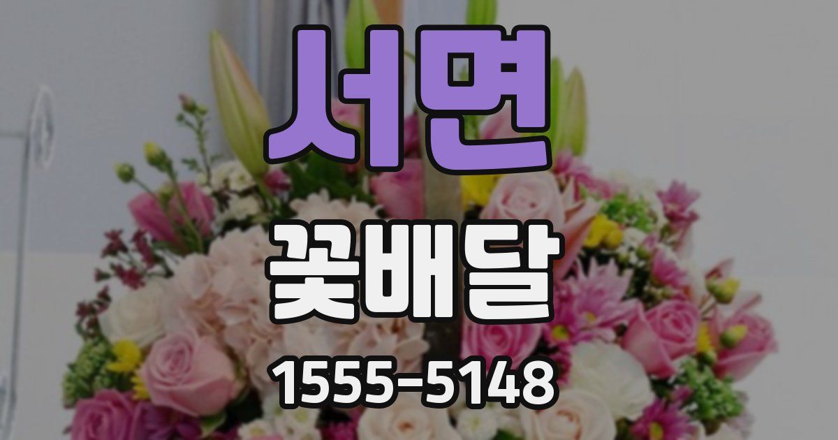 서면 꽃배달
