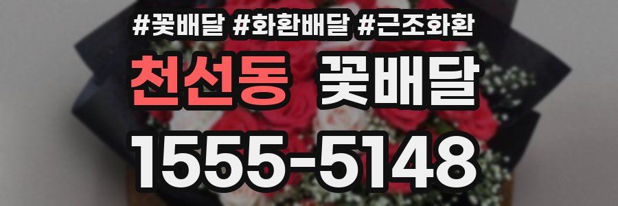 천선동 꽃배달
