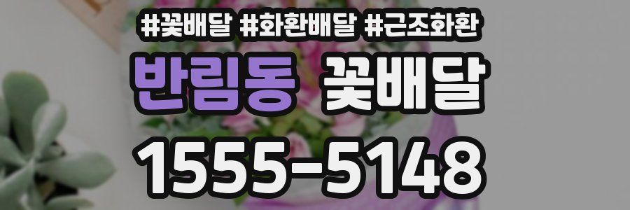 반림동 꽃배달