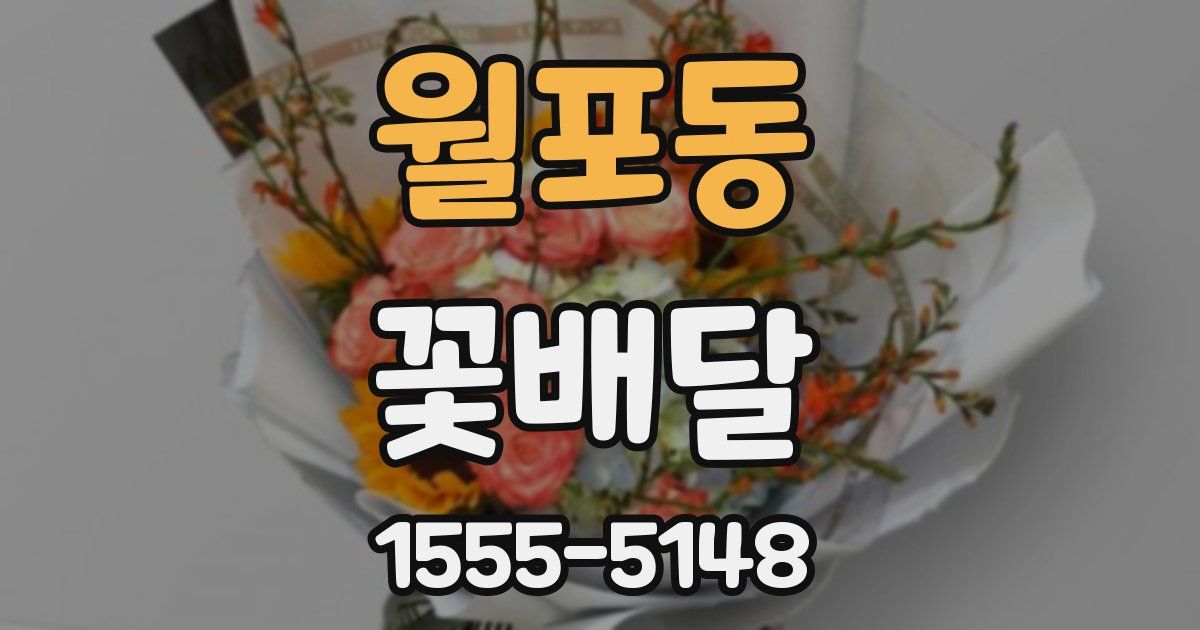월포동 꽃배달