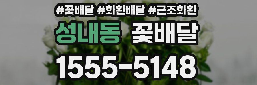 성내동 꽃배달