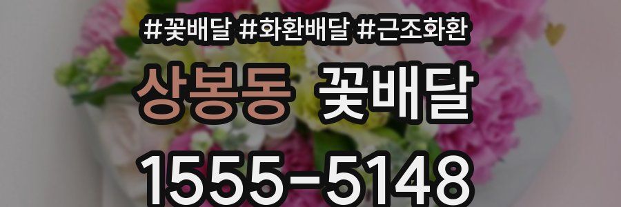 상봉동 꽃배달