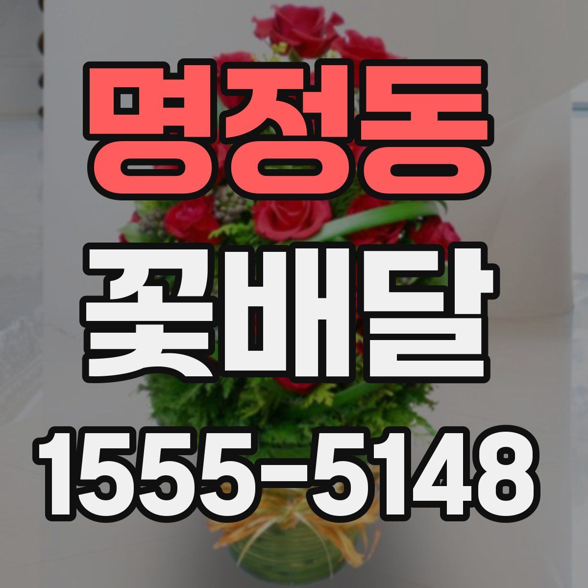 명정동 꽃배달