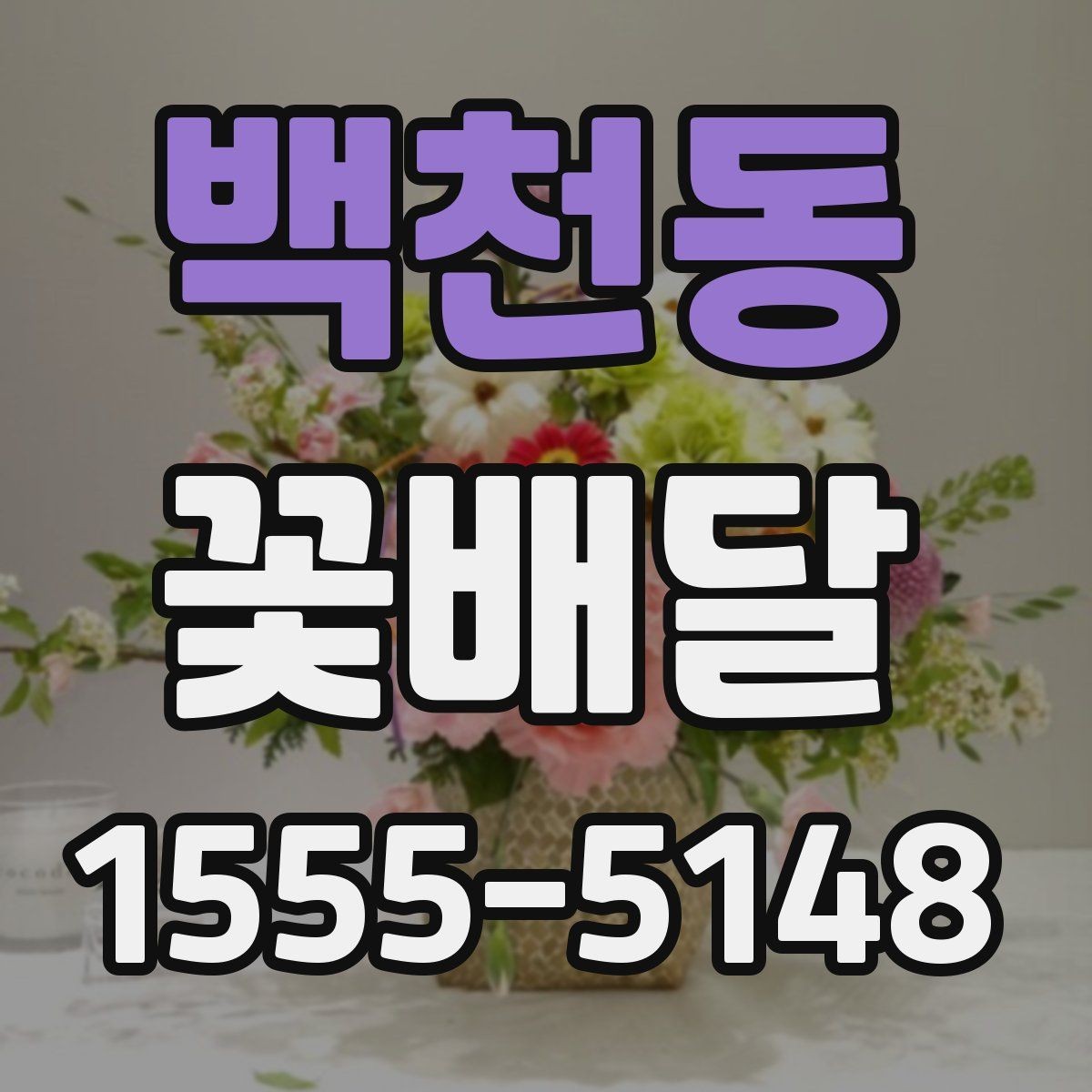백천동 꽃배달 오랜만의 연락에 마음을 전하는 방법