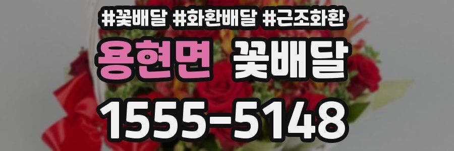 용현면 꽃배달
