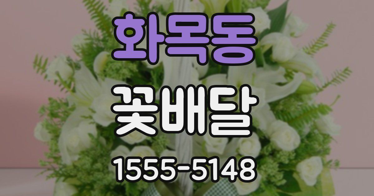 화목동 꽃배달