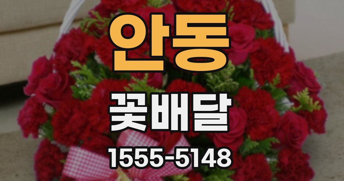 안동 꽃배달