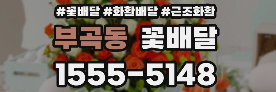 부곡동 꽃배달