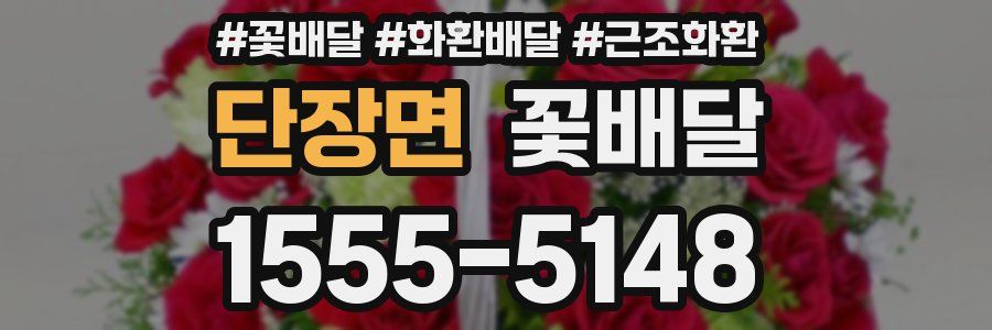 단장면 꽃배달