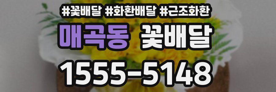 매곡동 꽃배달