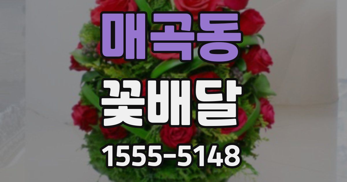 매곡동 꽃배달