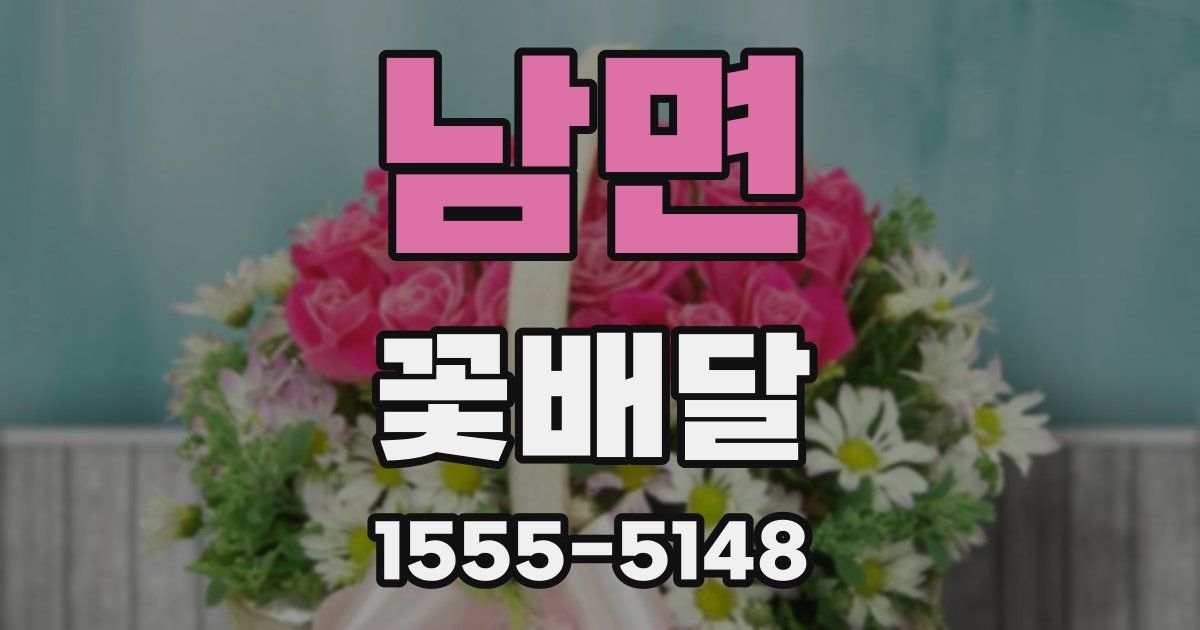 남면 꽃배달