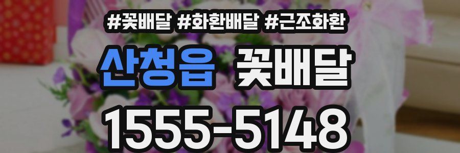 산청읍 꽃배달