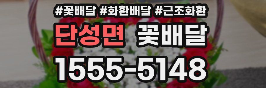단성면 꽃배달