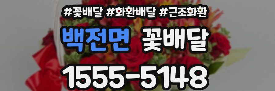 백전면 꽃배달