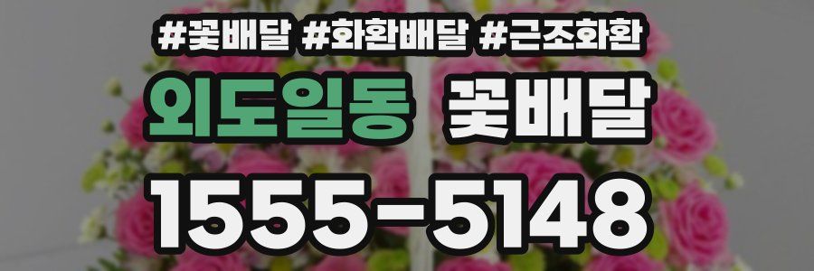 외도일동 꽃배달