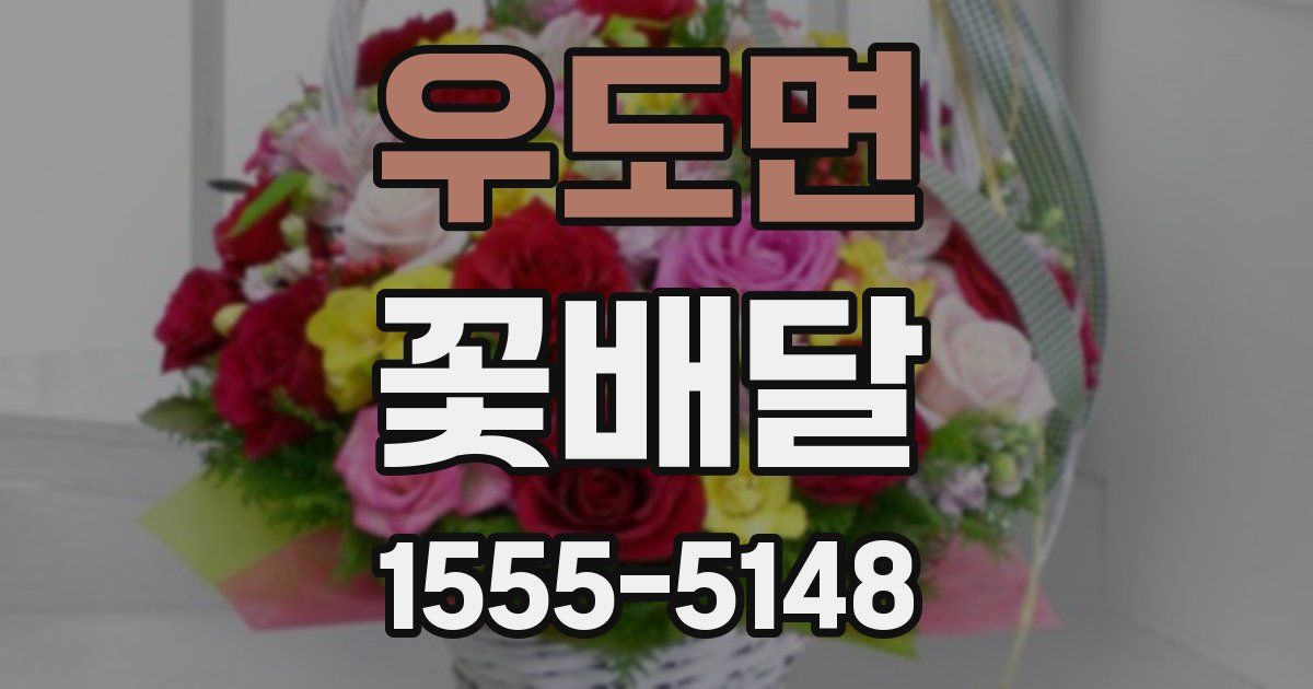 우도면 꽃배달