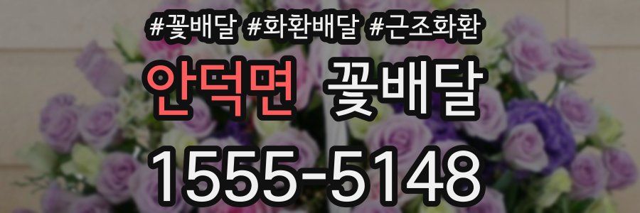 안덕면 꽃배달