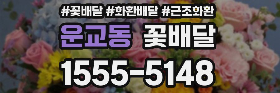 운교동 꽃배달