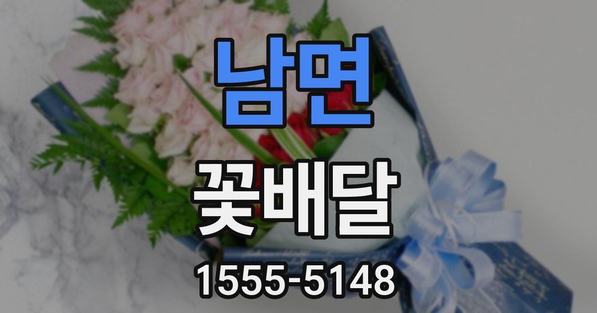 남면 꽃배달
