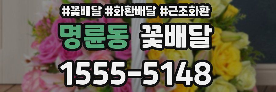 명륜동 꽃배달