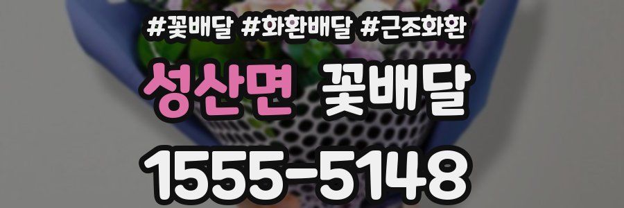 성산면 꽃배달
