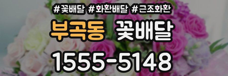 부곡동 꽃배달